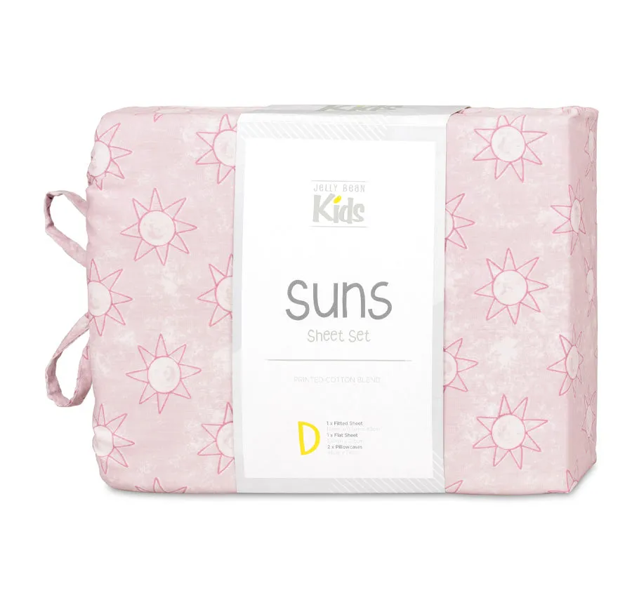 Suns Sheet Set Range Pink