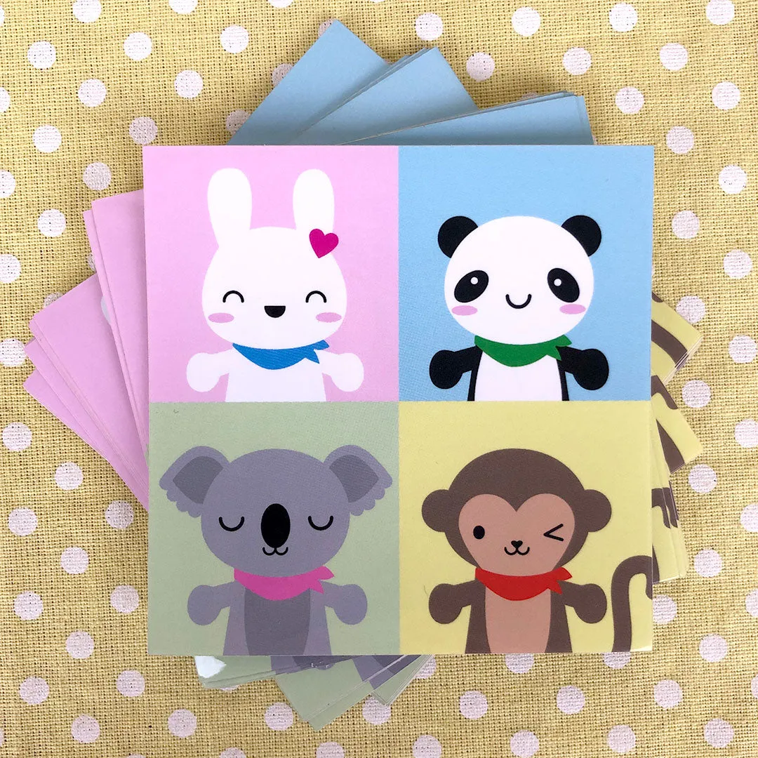 Super Cute Kawaii Animals Stickers