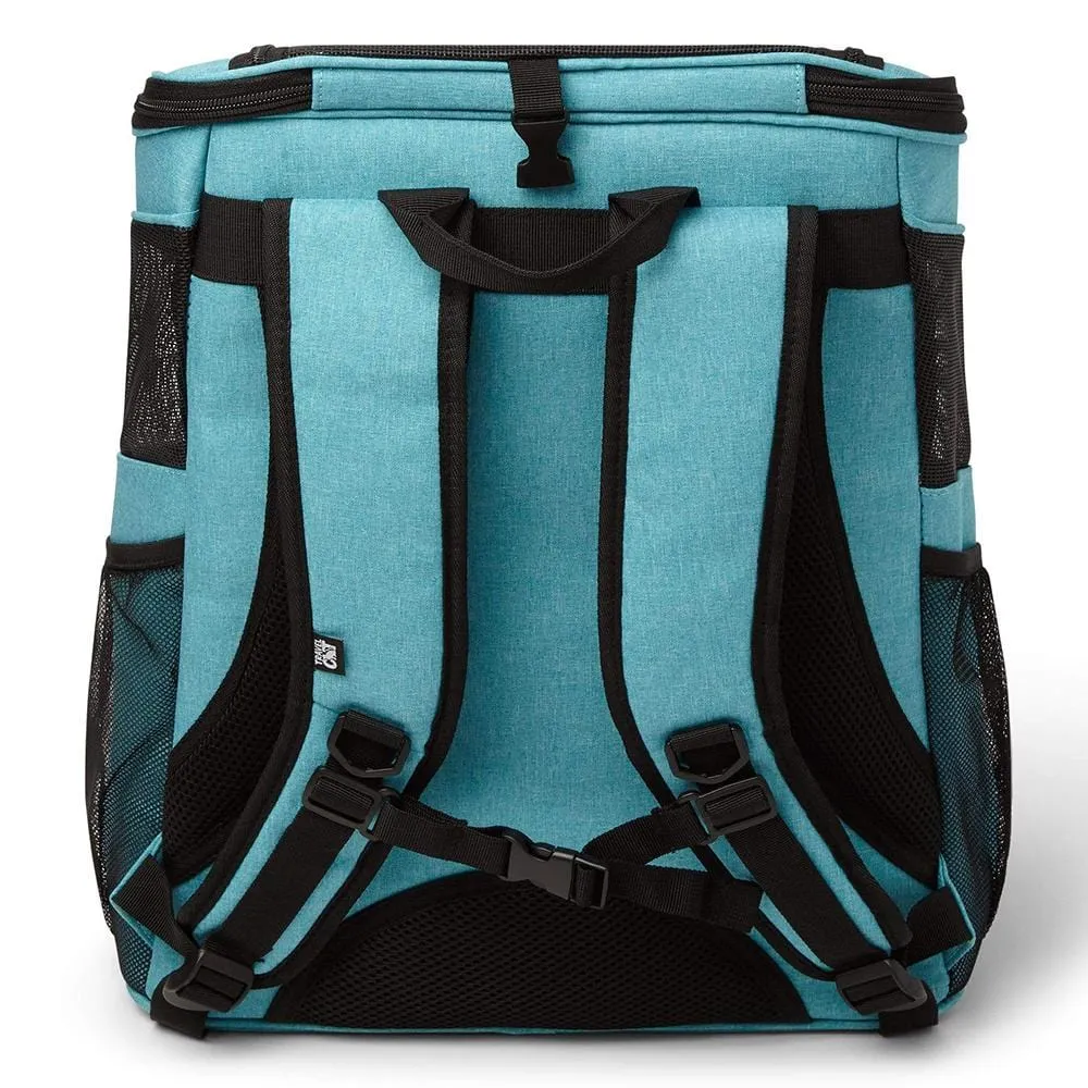 “The Fat Cat” Cat Backpack in Aqua - For Larger Cats