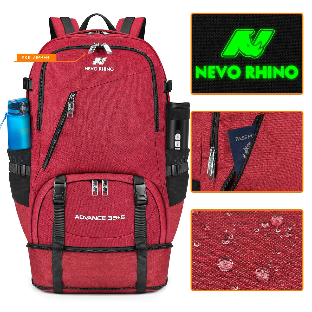 The Pionee Pro 40L Expandable Backpack