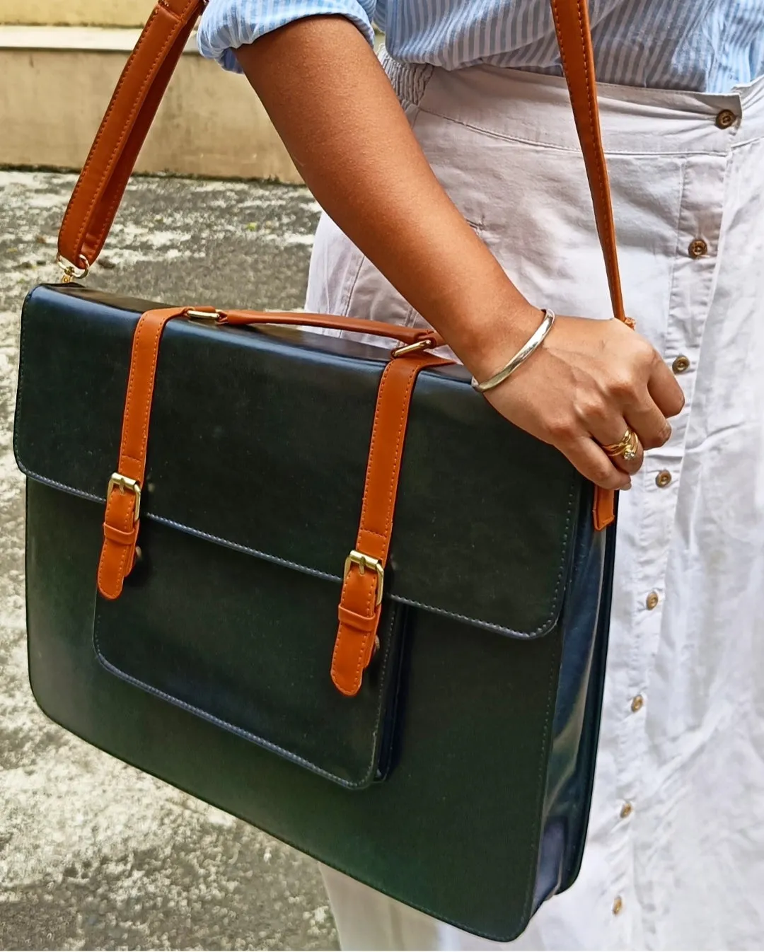 Verde Krsna Laptop Bag
