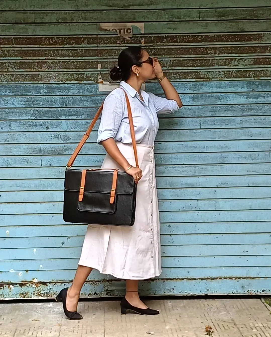 Verde Krsna Laptop Bag