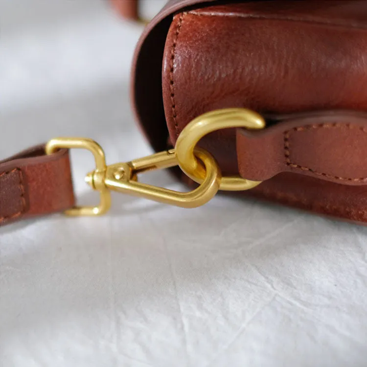 Vintage Women's Leather Top Handle Satchel Bag Purse Messenger Bag For Women