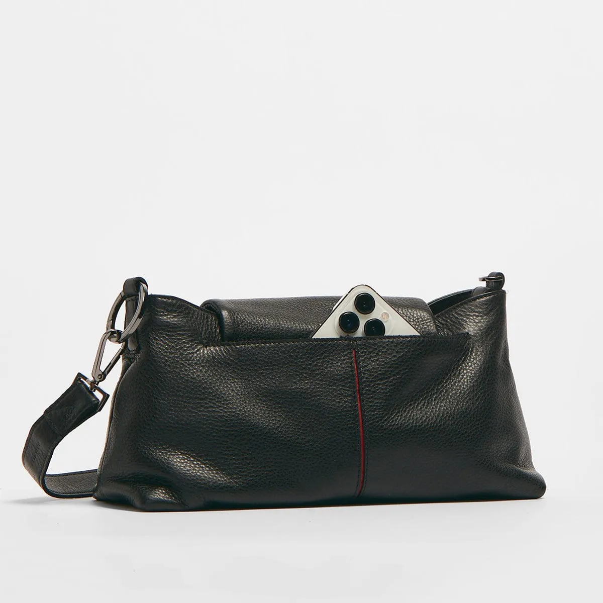 VIP SATCHEL - Black/Gunmetal