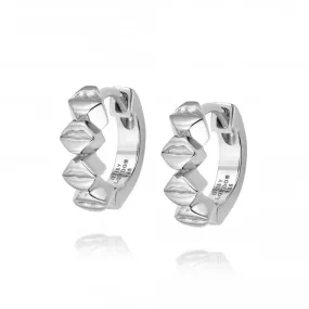 Vita Lips Huggies Sterling Silver Earrings AE04_SLV