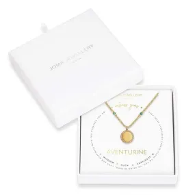 Wellness Gems Gold Aventurine 45cm With 5cm Extender Necklace 3847