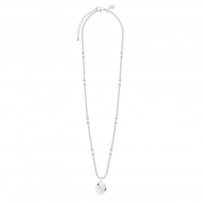 Wellness Gems Silver Pearl 45cm   5cm Extender Necklace 4225