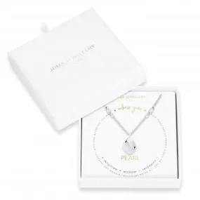 Wellness Gems Silver Pearl 45cm   5cm Extender Necklace 4225