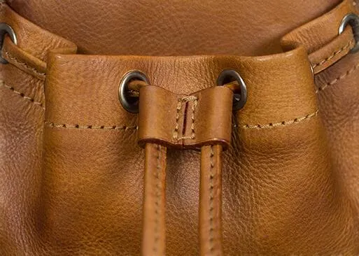 Womens Leather Sling Backpack Purse Chest Pack For Women