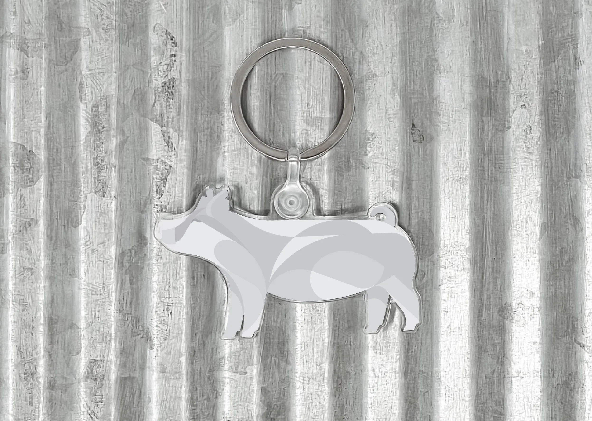 YORKSHIRE KEYCHAIN / STICKER COMBO